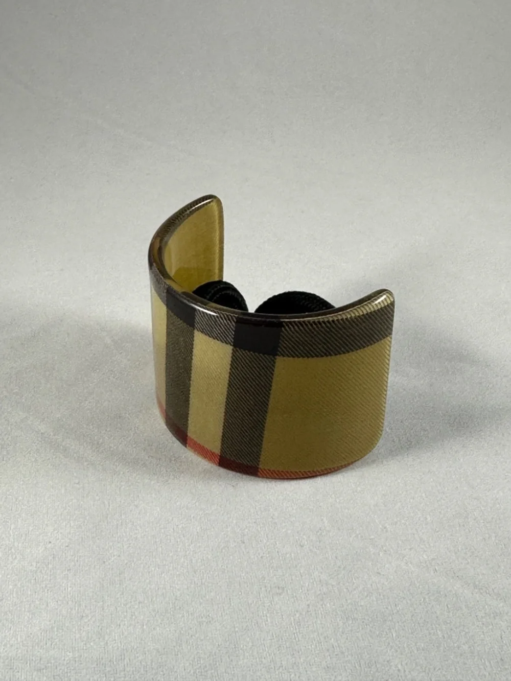 Burberry Nova Check Ponytail Holder / Hair Cuff – Made in France